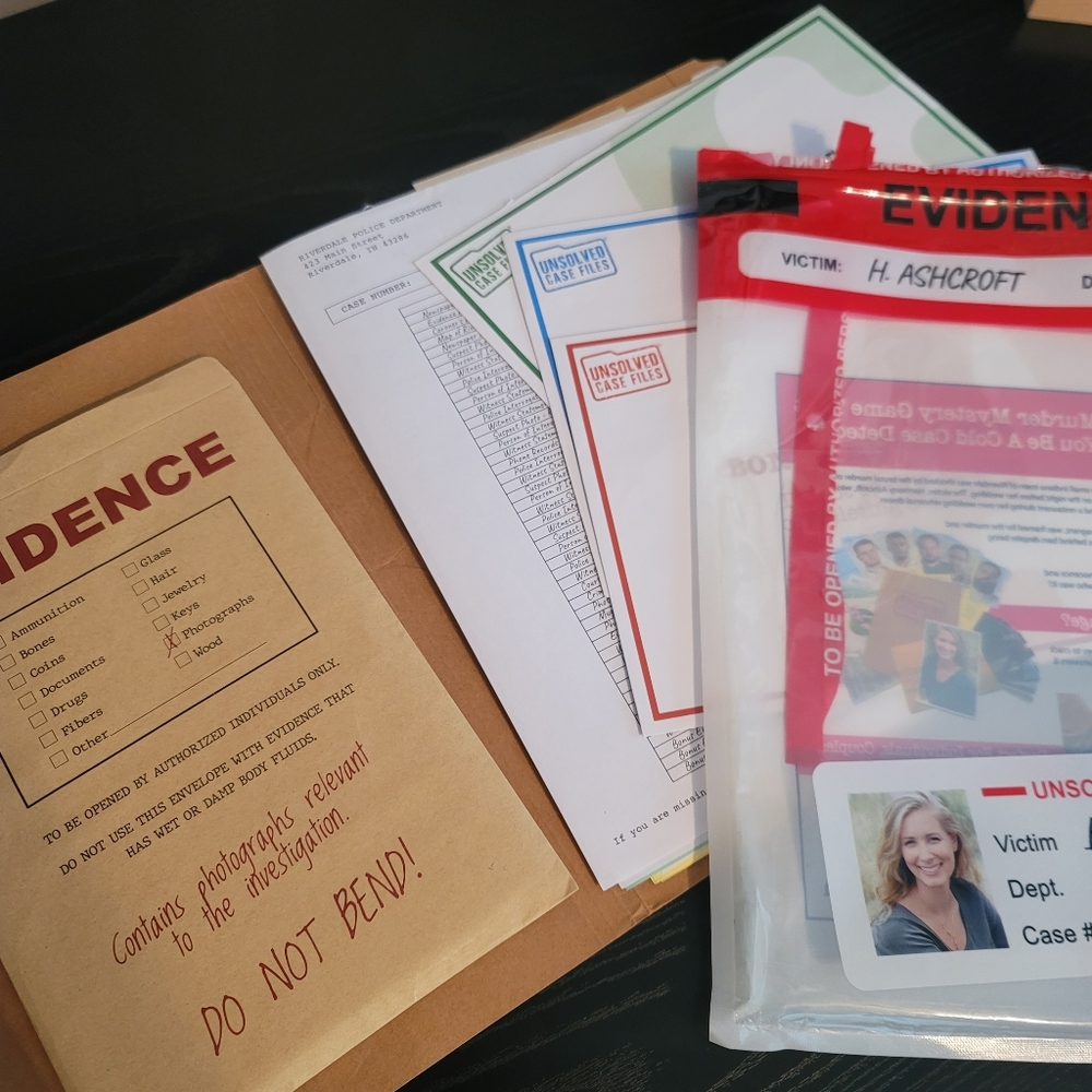 Unsolved Case Files | Ashcroft, Harmony - Cold Case Murder Mystery Game